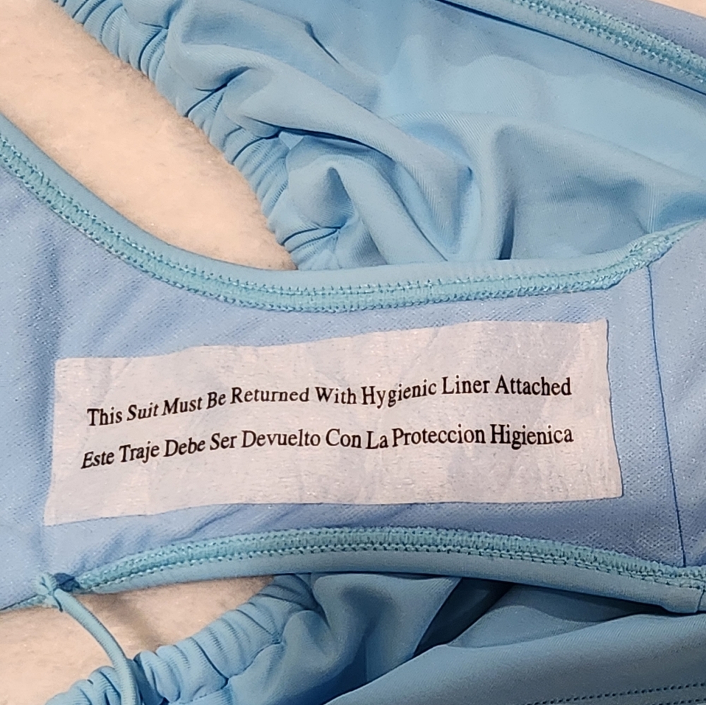 Wild Fable Baby Blue Bikini Bottom Size M 8-10 - Picture 10 of 10